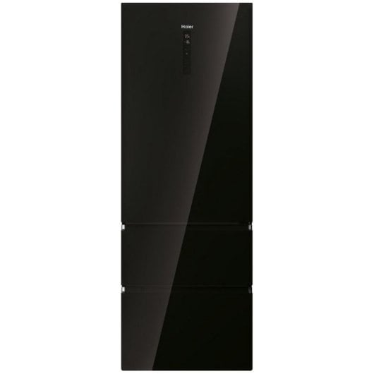 Haier 3D 70 Series 7 HTW7720DNGB Frigorífico Combi D Cristal Negro