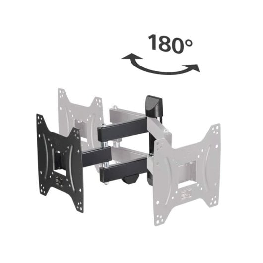 Hama 00220822 Supporto TV da parete girevole e inclinabile per TV da 19-48" fino a 20 kg Nero