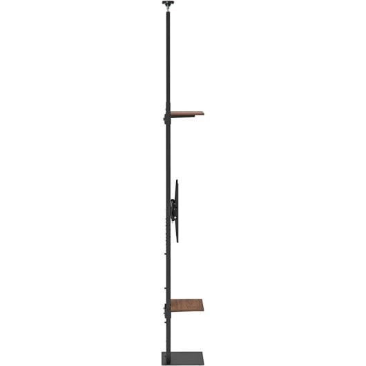 Kimex Supporto da Pavimento a Soffitto con Altezza Regolabile 200-260 Cm per Schermi 32-65" Max 40Kg
