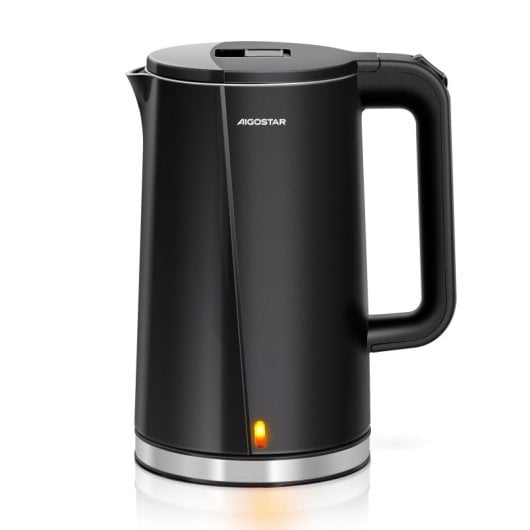 Aigostar Hervidor de Agua Eléctrico de 1.7L 2200W Negro