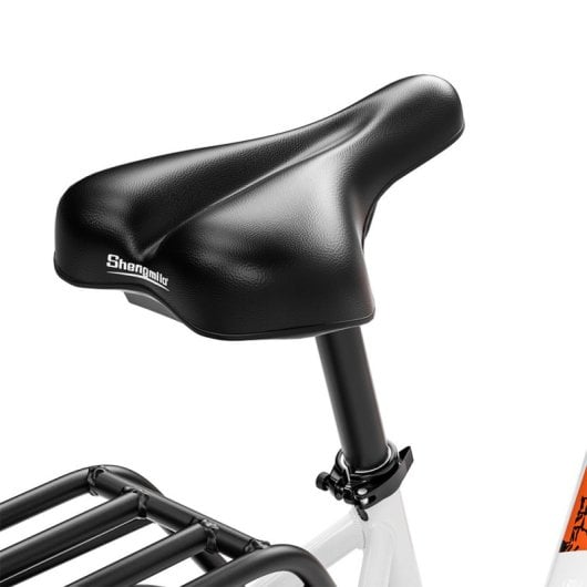Shengmilo MX06 Bicicleta Eléctrica para Mujer 500W 48V/17.5Ah (840Wh) Neumáticos Gruesos 26" Blanca