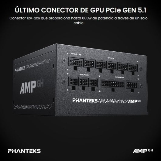 Phanteks AMP GH Fuente Alimentación 750W 80 Plus Gold Modular Negra