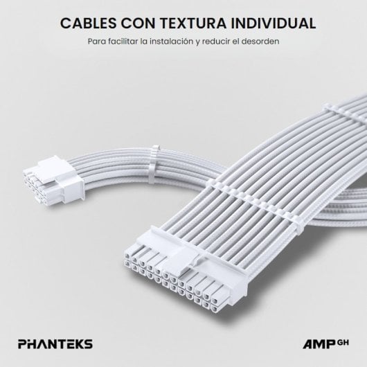 Phanteks AMP GH Fonte de Alimentação 750W 80 Plus Gold Modular Branca