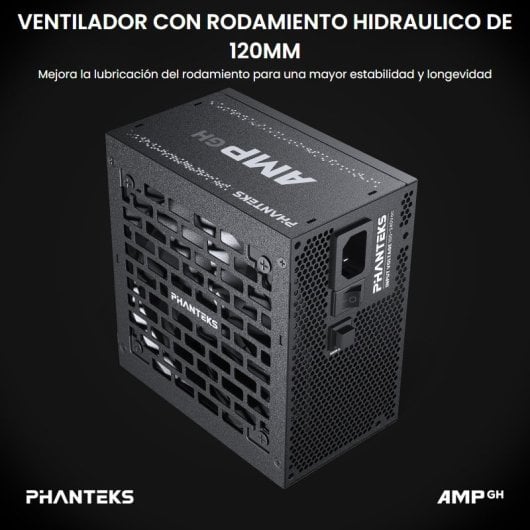 Phanteks AMP GH Fonte de Alimentação 850W 80 Plus Gold Modular Preta