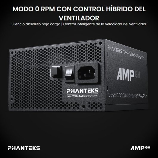 Phanteks AMP GH Fonte de Alimentação 850W 80 Plus Gold Modular Preta
