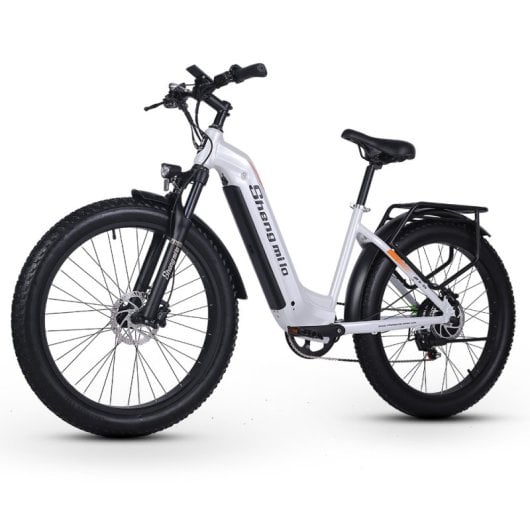 Shengmilo MX06 Bicicleta de Montaña Eléctrica 26" 500W 48V 840Wh Blanca