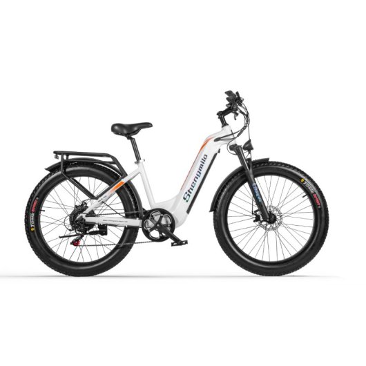 Shengmilo MX06 Bicicleta de Montaña Eléctrica 26" 500W 48V 840Wh Blanca