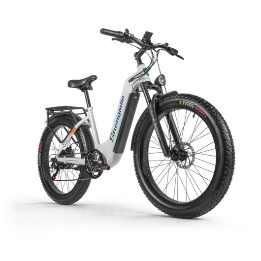 Shengmilo MX06 Bicicleta de Montaña Eléctrica 26" 500W 48V 840Wh Blanca