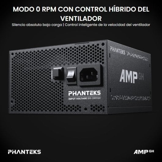 Phanteks AMP GH Fonte de Alimentação 1000W 80 Plus Platinum Modular Preta