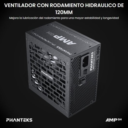 Phanteks AMP GH Fonte de Alimentação 1000W 80 Plus Platinum Modular Preta