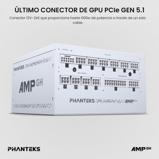 Alimentatore Phanteks AMP GH 1000W 80 Plus Platinum Modulare Bianco