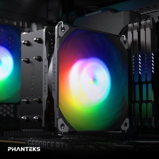 Phanteks Polar ST4 RGB Ventilateur CPU 120 mm Noir