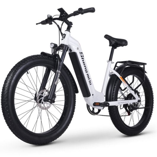 Shengmilo MX06 Bicicleta Eléctrica de Montaña 500W 48V/17.5Ah 42Km/h 26" Blanca