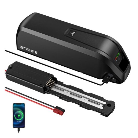 Batterie Lithium Ion Rechargeable Engwe M20 5 heures de charge 624Wh 13Ah 48V noir
