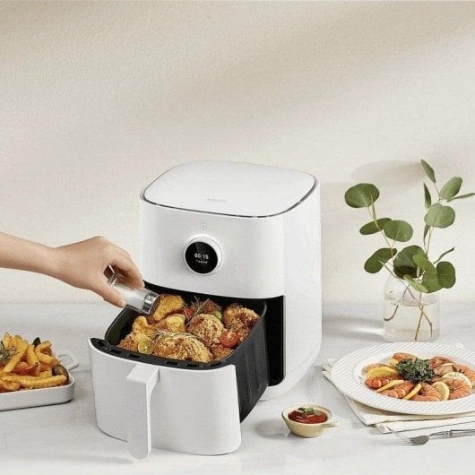 Fritadeira de ar Xiaomi Smart Air Fryer BHR8234EU 4.5L 1500W com WiFi e comandos por voz