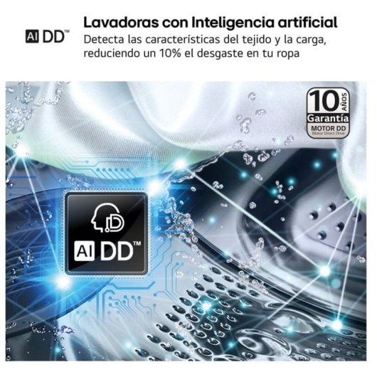 LG F4X1009NWB2019 Lavadora Carga Frontal 9Kg A Blanca