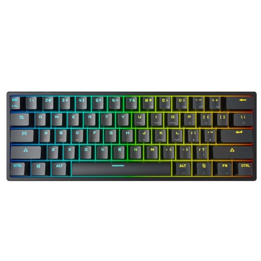 Kinsi K620 Teclado Mecánico con Iluminación RGB Negro Qwerty USA