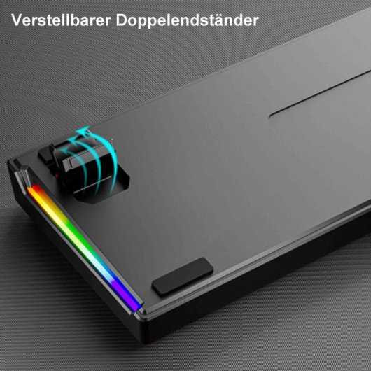 Kinsi K620 Teclado Mecánico con Iluminación RGB Blanco Qwerty USA