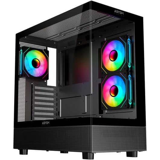 Abysm Danube Sava H400 Prime ARGB Cristal Templado USB-C 3.2 Negra