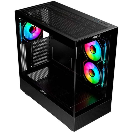 Abysm Danube Sava H400 Prime ARGB Cristal Templado USB-C 3.2 Negra