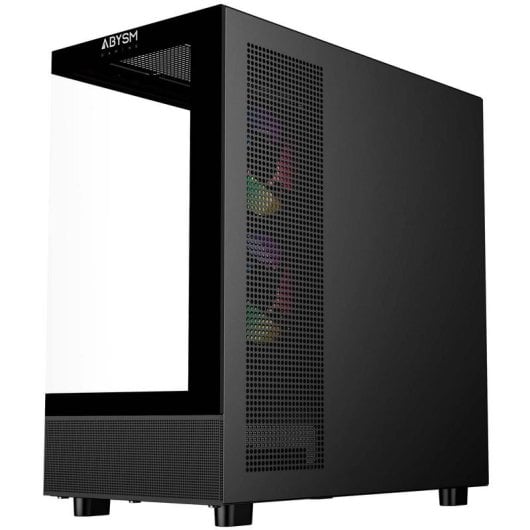 Abysm Danube Sava H400 Prime ARGB Cristal Templado USB-C 3.2 Negra