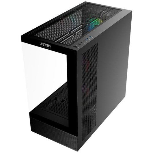 Abysm Danube Sava H400 Prime ARGB Cristal Templado USB-C 3.2 Negra