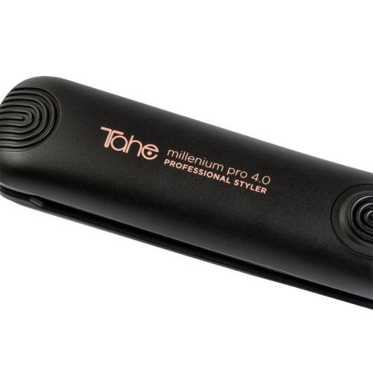 Prancha de Cabelo Cerâmica Tahe Millenium Pro 4.0 230ºC Temperatura Regulável Iónica Desligamento Automático Preto