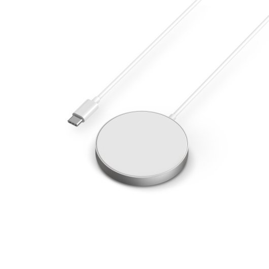 Ksix MagniBoost Cargador Inalámbrico Compatible Apple Magsafe con Wireless Charging 2.0 Blanco