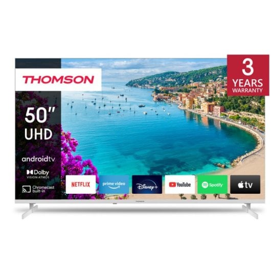 Thomson 50UA5S13W 50" LED UltraHD 4K HDR10 Android TV Bianco