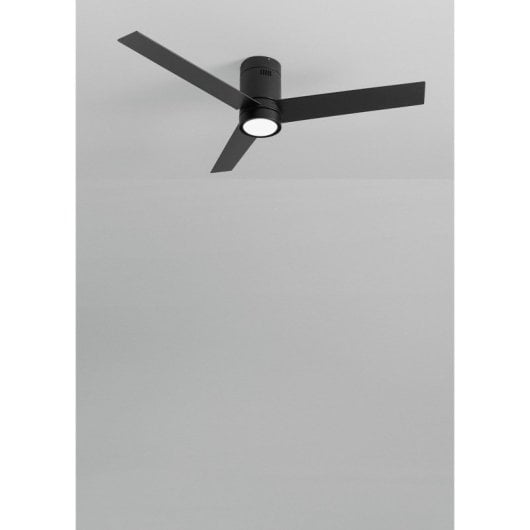 Create Ventilador de Techo 40W Silencioso 132cm con Luz LED de 15W Negro