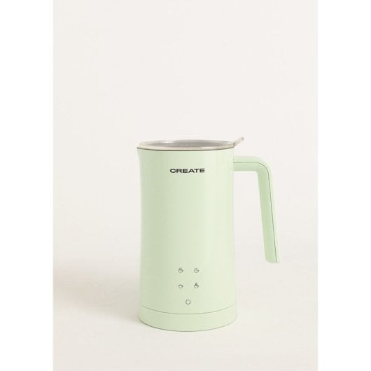 Create Milk Frother Studio Espumador Calentador de Leche 580ml 400W Verde Pastel