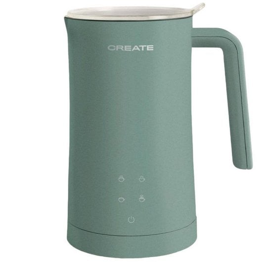 Create Milk Frother Studio Espumador Calentador de Leche 580ml 400W Verde Sage