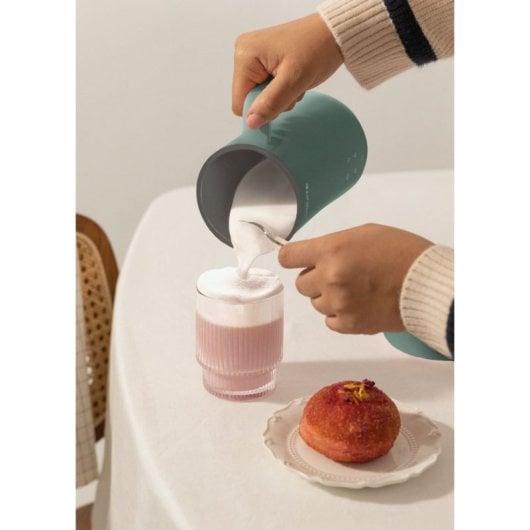 Create Milk Frother Studio Espumador Calentador de Leche 580ml 400W Verde Sage