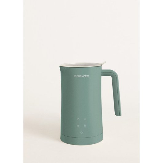 Create Milk Frother Studio Espumador Calentador de Leche 580ml 400W Verde Sage