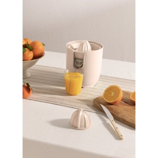 Create Juicer Retro Exprimidor Eléctrico de Cítricos 90W Blanco Roto