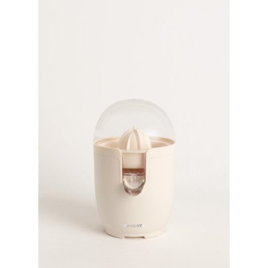 Create Juicer Retro Exprimidor Eléctrico de Cítricos 90W Blanco Roto