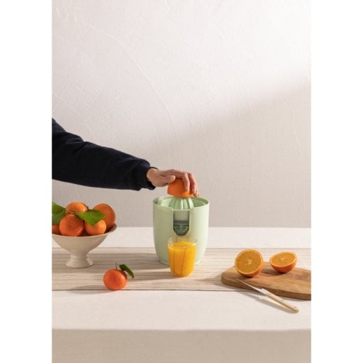 Create Juicer Retro Exprimidor Eléctrico de Cítricos 90W Verde Pastel