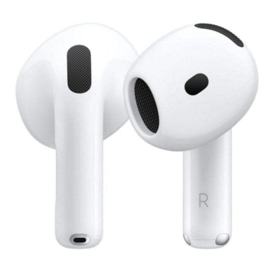 Auriculaires Apple AirPods 4 sans fil Bluetooth pour musique, appels et sport, IP54, blanc