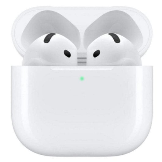 Auriculaires Apple AirPods 4 sans fil Bluetooth pour musique, appels et sport, IP54, blanc
