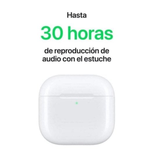 Auriculaires Apple AirPods 4 sans fil Bluetooth pour musique, appels et sport, IP54, blanc