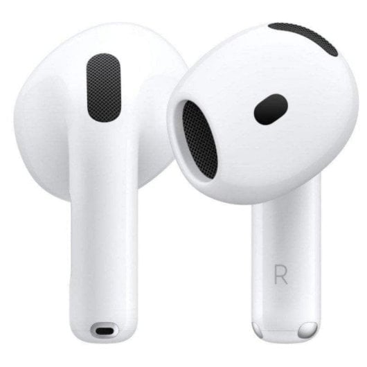 Apple AirPods 4 écouteurs intra-auriculaires sans fil Bluetooth avec Réduction Active de Bruit IP54 blancs