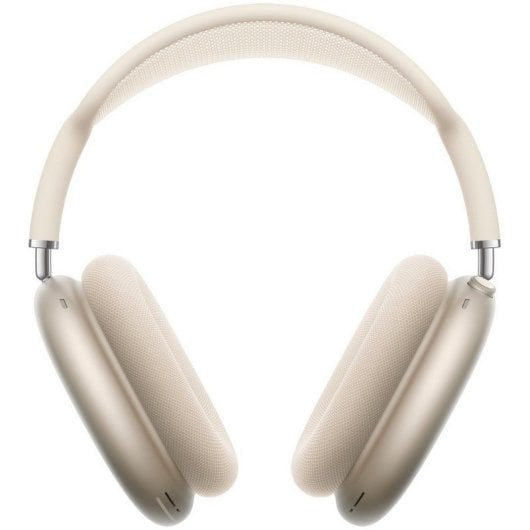 Auriculares Apple AirPods Max Inalámbricos Bluetooth com Cancelamento de Ruído, Áudio Espacial e USB-C, cor Starlight