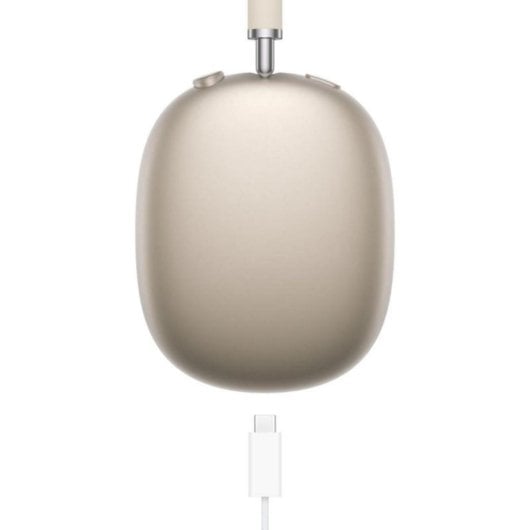 Auriculares Apple AirPods Max sem fios Bluetooth com Cancelamento Ativo de Ruído, USB-C e áudio espacial, cor laranja