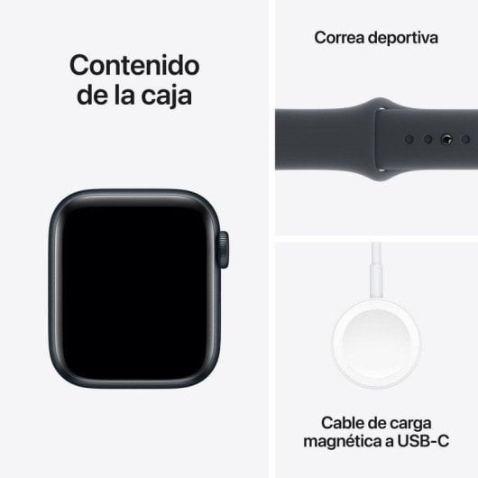 Apple Watch SE GPS 40mm OLED Blau S/M Herzfrequenzmessung Schlafüberwachung Sturzerkennung