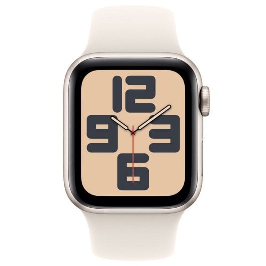 Apple Watch SE GPS 40mm Caja de Aluminio Blanco Estrella con Correa Deportiva Blanco Estrella S/M
