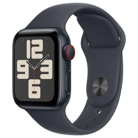 Apple Watch SE GPS + Cellular 40mm OLED Schwarz S/M 4G NFC Wasserdicht Herzfrequenz Schlafüberwachung SOS