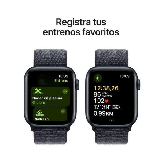 Apple Watch SE GPS + Cellular 44mm Caja de Aluminio Medianoche con Correa Loop Deportiva Tinta