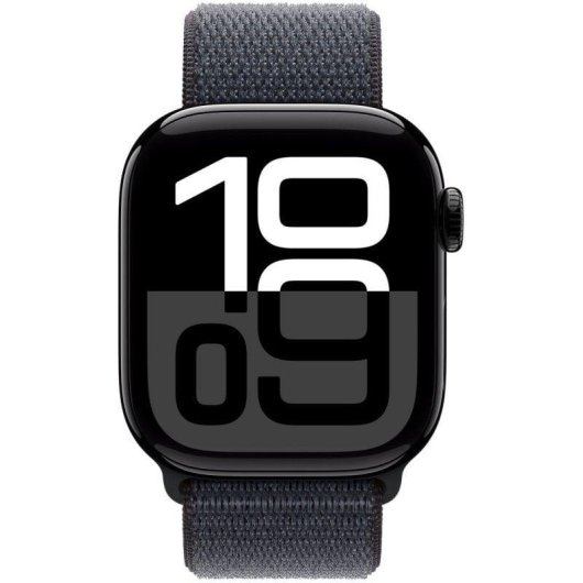 Apple Watch Series 10 GPS + Cellular 42mm Caja Aluminio Negro Azabache con Correa Loop Deportiva Tinta