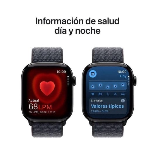 Apple Watch Series 10 GPS + Cellular 46mm OLED Nero Azabache Loop Sport Tinta Resistenza Acqua 50m