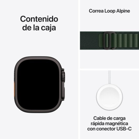 Apple Watch Ultra 2 OLED 49 mm Digital 410 x 502 Pixel Touchscreen 4G Schwarz WLAN GPS